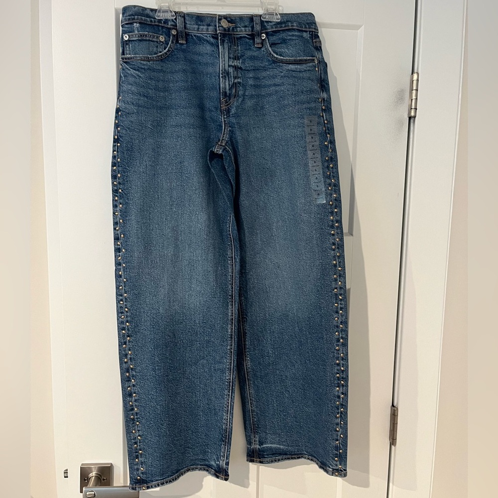 MISSES AMERICAN EAGLE HIGH WAISTED STOVEPIPE JEANS SIZE 6 NWT! - Picture 7 of 8